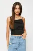 Black Ruched Top sold by Ally Fashion