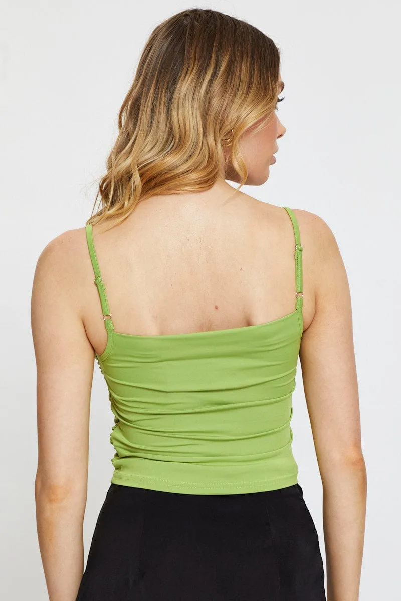Green Ruched Top sold by Ally Fashion product image thumbnail 5