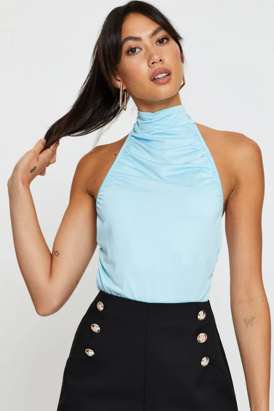 Blue Singlet Top sold by Ally Fashion