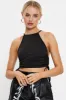 Black Slinky Jersey Racer Style Ruche Side With Drawcord sold by Ally Fashion