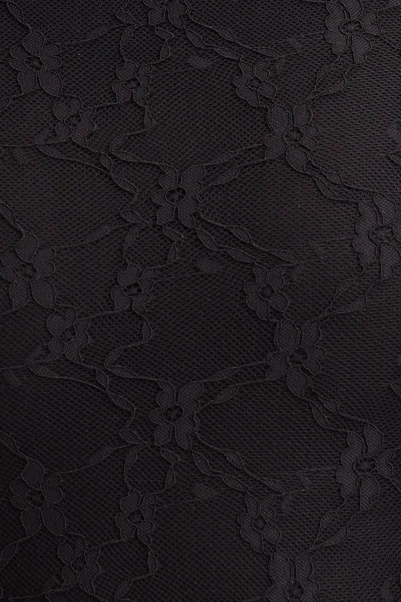 Black Jersey Top Long Sleeve sold by Ally Fashion product image thumbnail 5