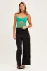 Green Bodysuit Sleeveless Sweetheart Lace sold by Ally Fashion