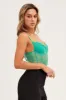 Green Bodysuit Sleeveless Sweetheart Lace sold by Ally Fashion