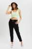 Green Ribbed Scoop Neck Top sold by Ally Fashion