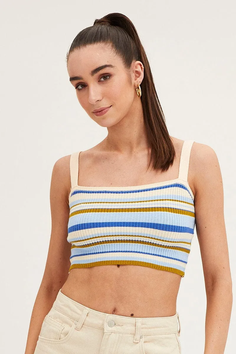 Stripe Knit Top sold by Ally Fashion
