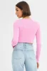 Pink Knit Top Long Sleeve Crop sold by Ally Fashion