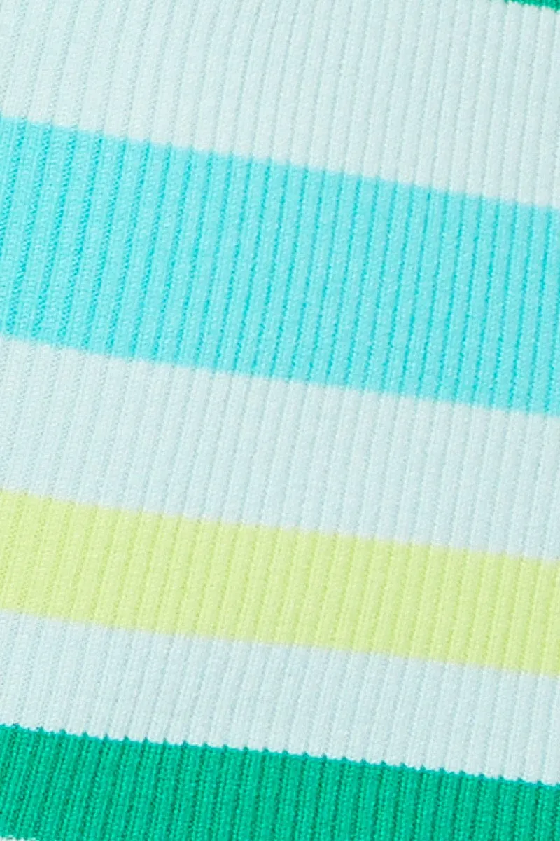 Stripe Knit Top Sleeveless Crop sold by Ally Fashion product image thumbnail 5