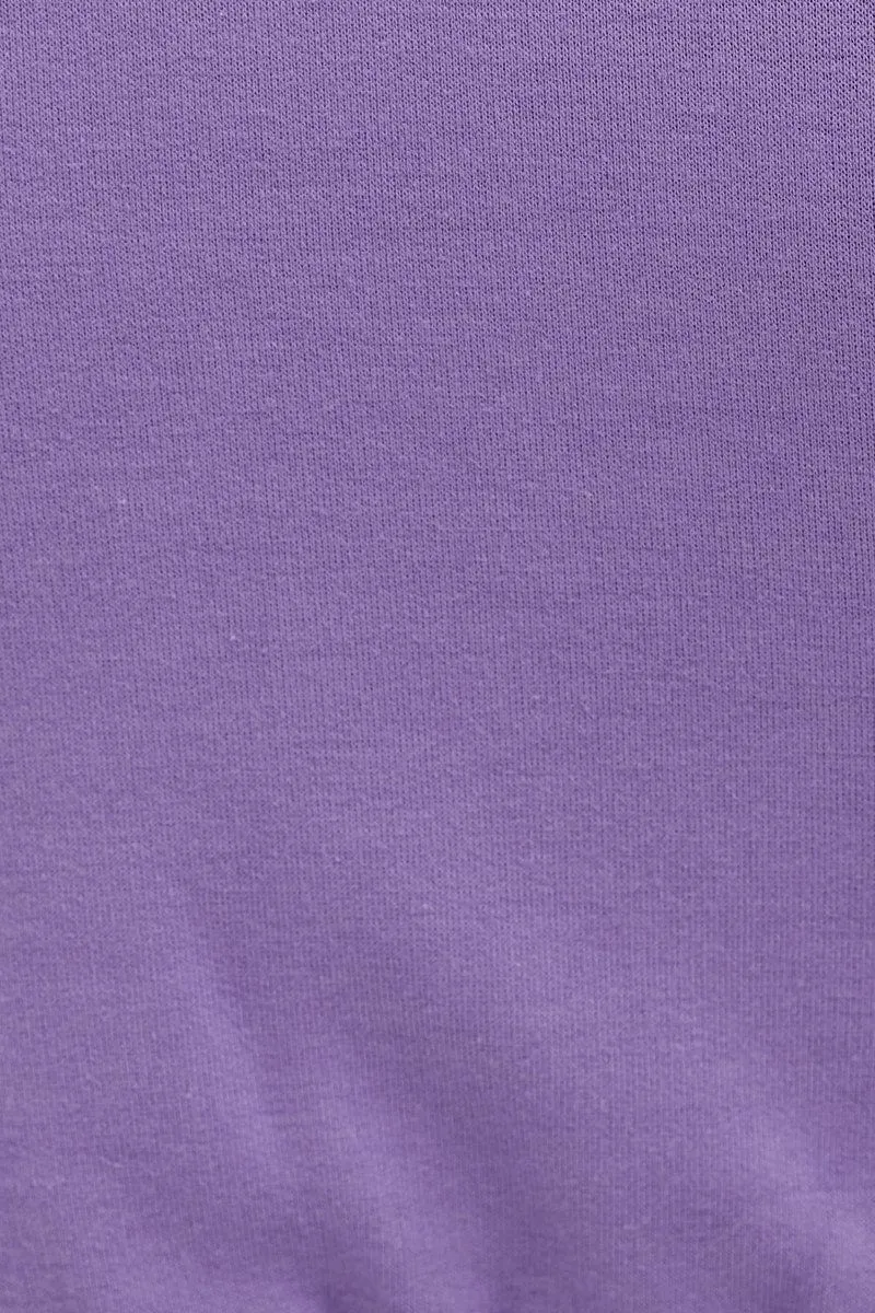 Purple Crop Top Loungewear Set sold by Ally Fashion product image thumbnail 5