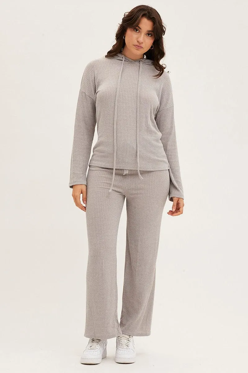 Grey Hoodie Loungewear Set sold by Ally Fashion