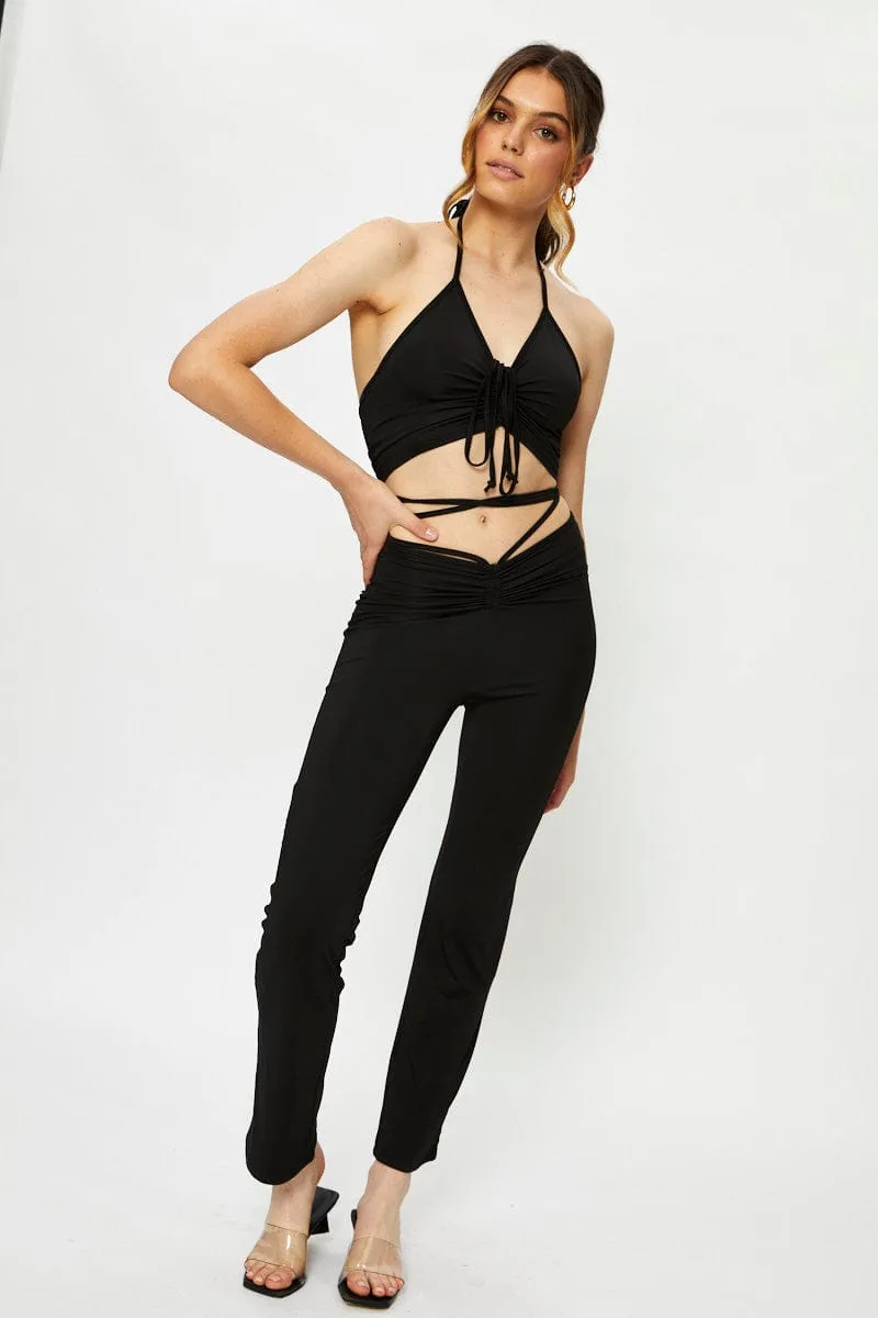 Black Cut Out Legging Set sold by Ally Fashion product image thumbnail 2