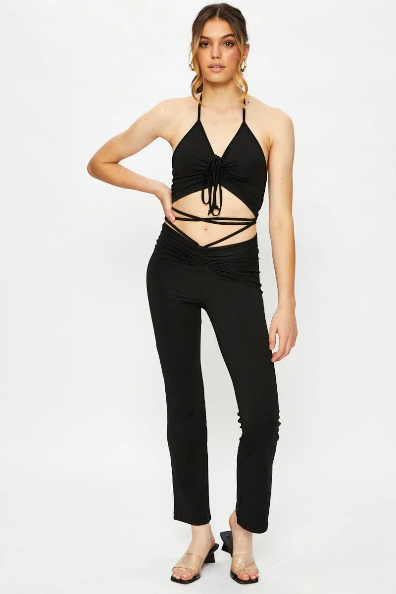 Black Cut Out Legging Set sold by Ally Fashion product image thumbnail 3
