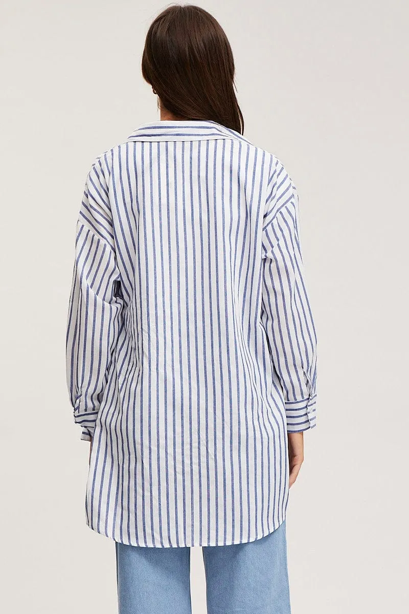 Stripe Night Shirt Relaxed sold by Ally Fashion product image thumbnail 5