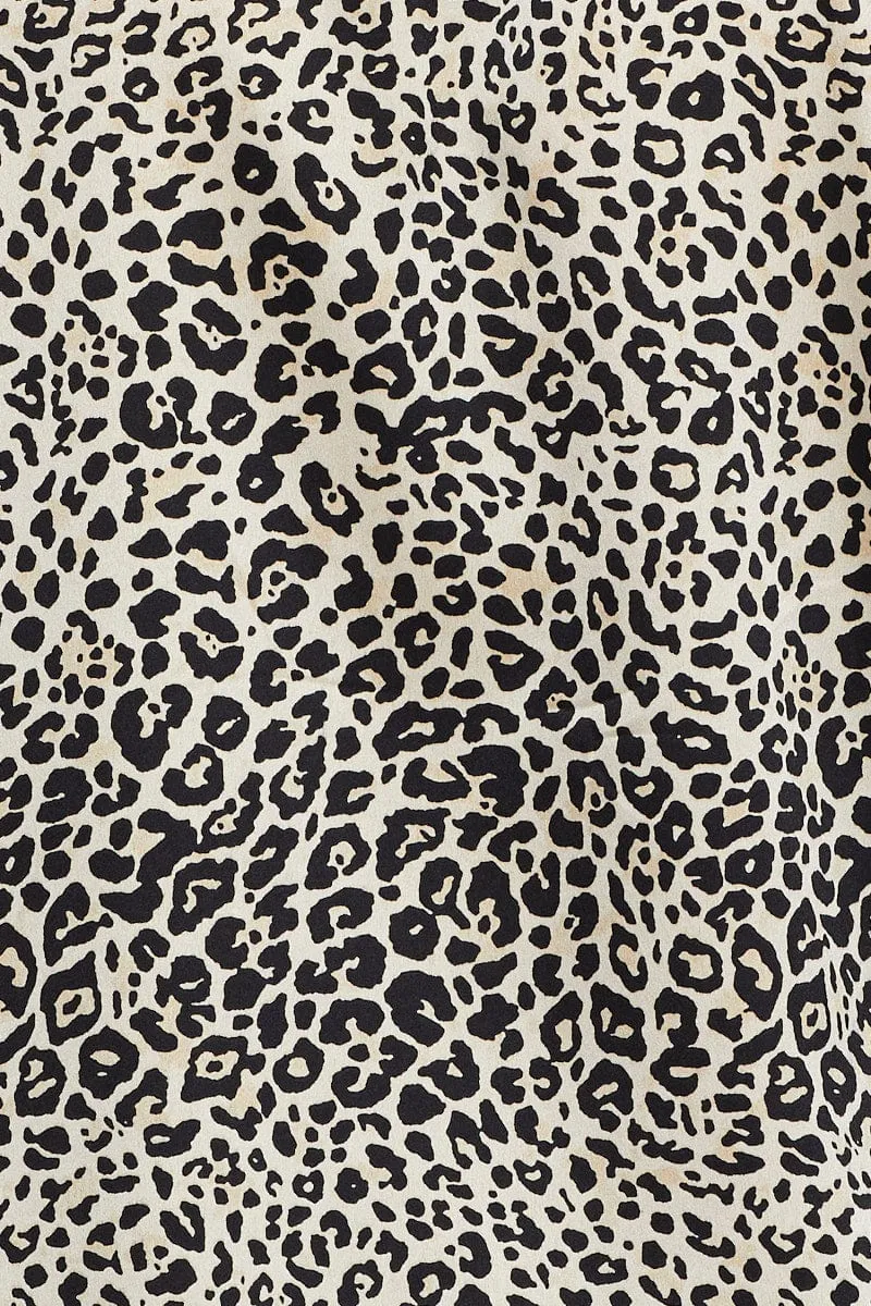 Print Satin Pajamas Set Short Sleeve sold by Ally Fashion product image thumbnail 5