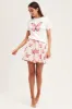 Multi Colour Short Sleeve & Shorts Pj Set sold by Ally Fashion