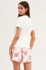 Multi Colour Short Sleeve & Shorts Pj Set sold by Ally Fashion