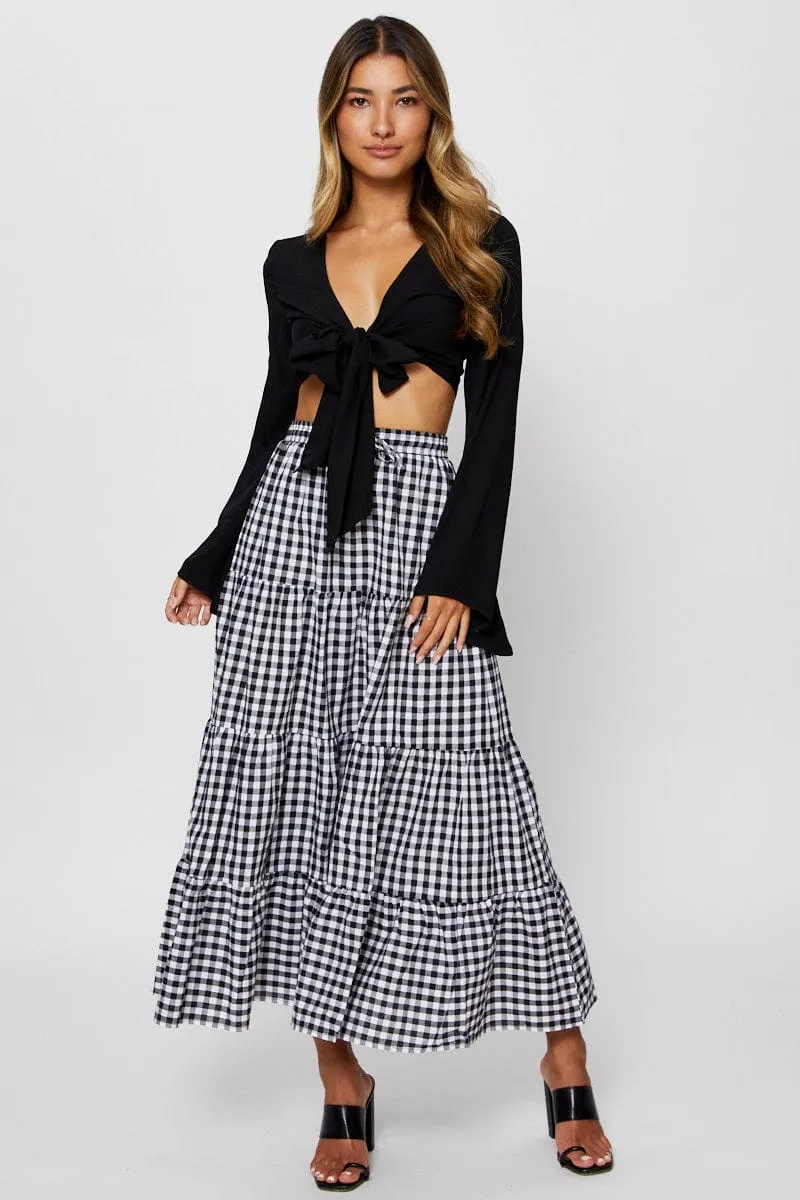 Black Crop Bolero Long Sleeve sold by Ally Fashion product image thumbnail 2