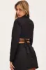 Black Crop Jacket Long Sleeve sold by Ally Fashion