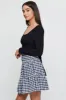 Check Flare Skirt Mini High Rise sold by Ally Fashion