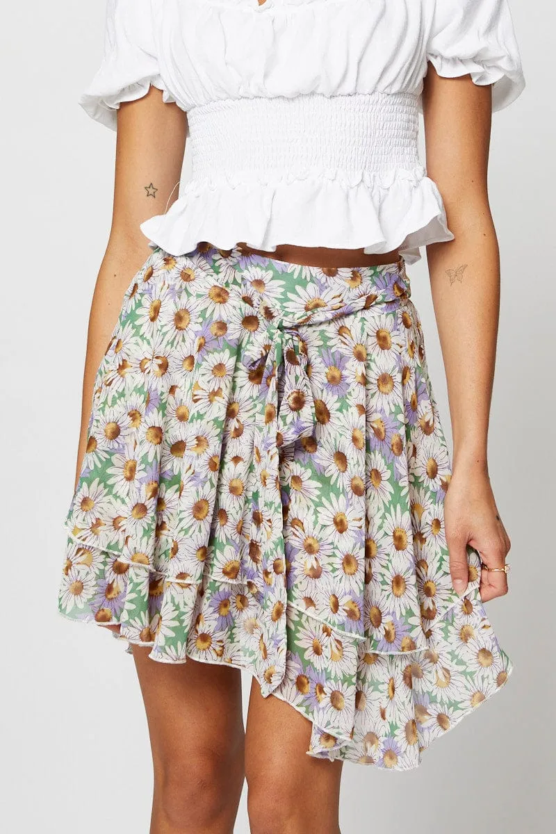 Print Skater Skirt sold by Ally Fashion product image thumbnail 2