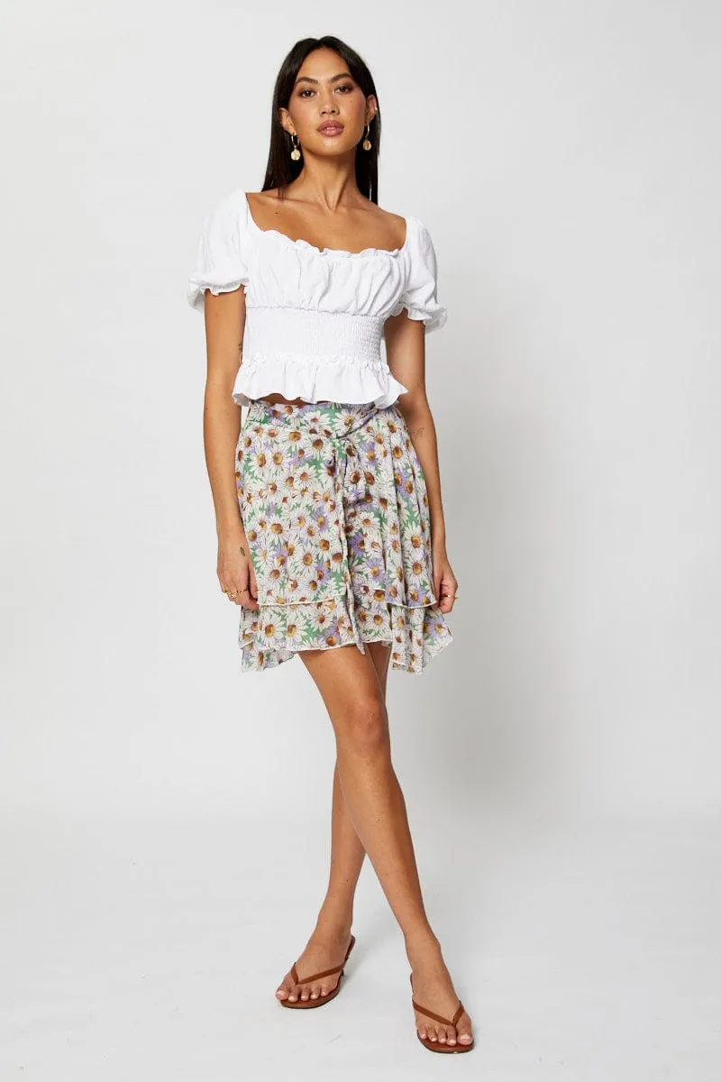 Print Skater Skirt sold by Ally Fashion product image thumbnail 3