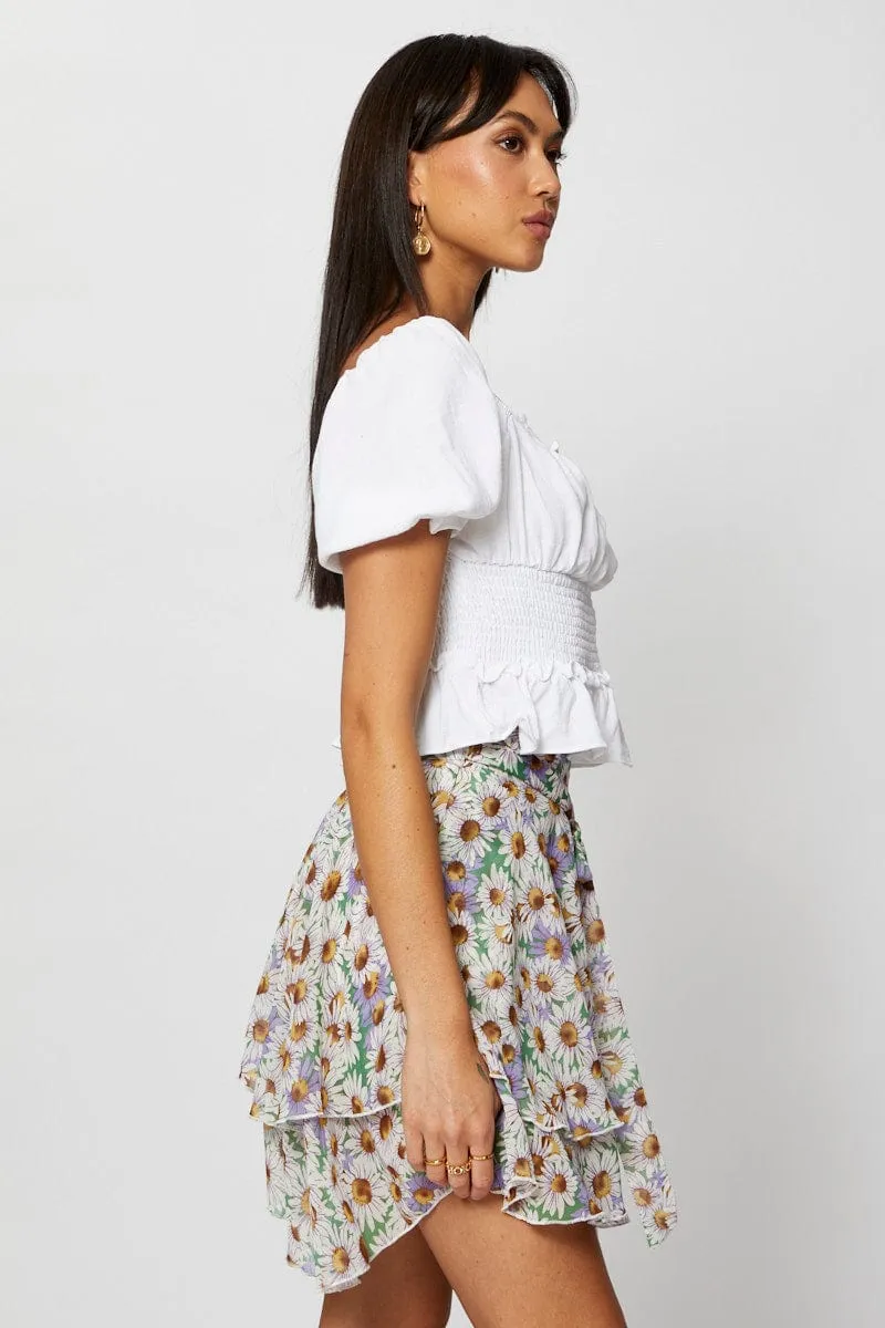 Print Skater Skirt sold by Ally Fashion product image thumbnail 4