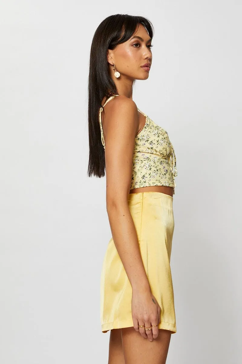 Orange Mini Skirt Split sold by Ally Fashion product image thumbnail 4