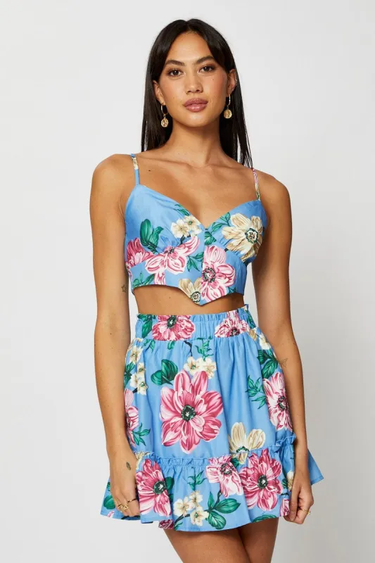 Print Skater Mini Skirt sold by Ally Fashion