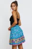 Boho Print Skater Mini Skirt sold by Ally Fashion