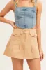 Beige Pleated Tennis Skirt sold by Ally Fashion