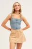 Beige Pleated Tennis Skirt sold by Ally Fashion