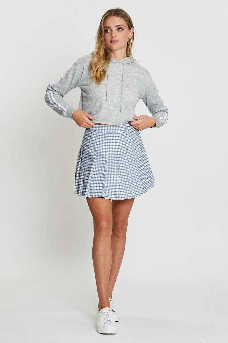 Check Pleated Skirt Mini Tennis sold by Ally Fashion product image thumbnail 3