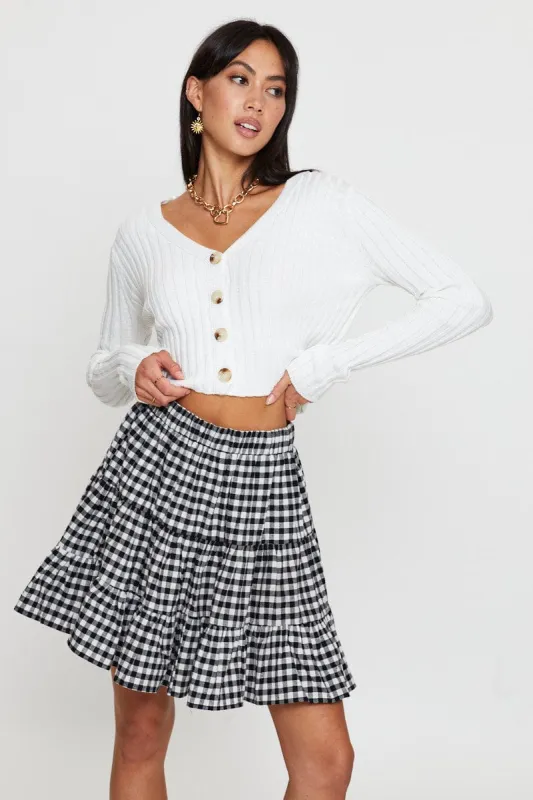 Check Flare Skirt Mini High Rise sold by Ally Fashion