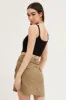 Green Mini Skirt High Rise Utility sold by Ally Fashion