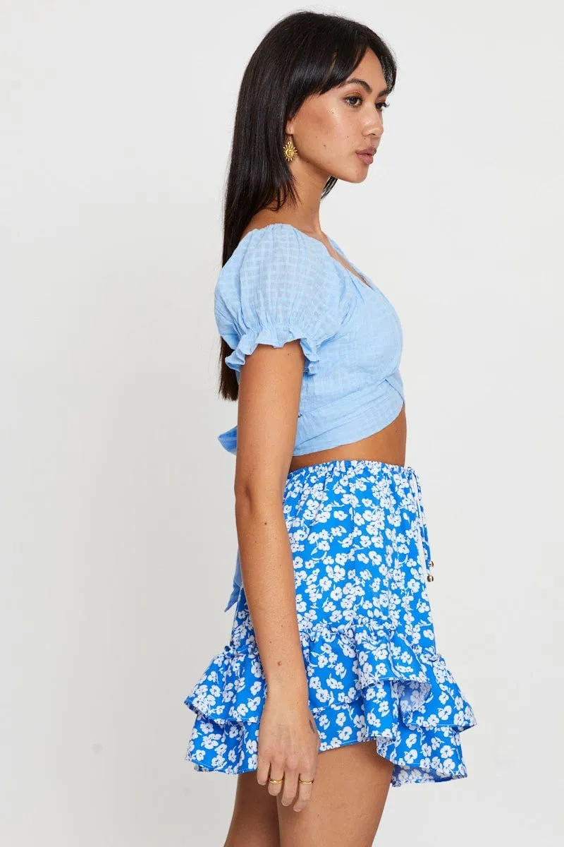 Print Flare Skirt Mini High Rise sold by Ally Fashion product image thumbnail 5