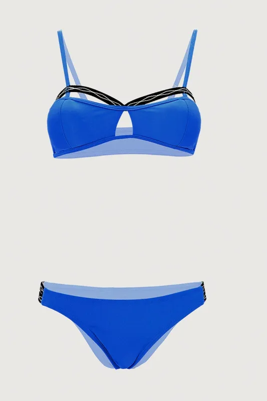 Blue Two Piece Bikini sold by Ally Fashion