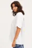 White Unisex T Shirt Short Sleeve Oversized Crew Neck sold by Ally Fashion