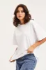 White Unisex T Shirt Short Sleeve Oversized Crew Neck sold by Ally Fashion