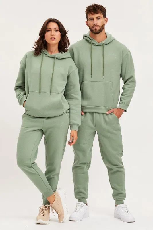 Green Unisex Sweatshirts Long Sleeve Oversized Hoodie sold by Ally Fashion