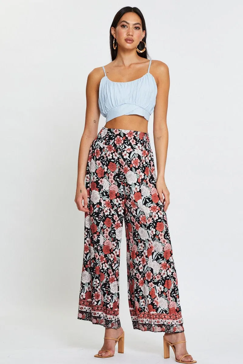 Blue Singlet Sleeveless Crop sold by Ally Fashion product image thumbnail 2