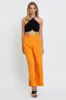 Black Crop Top Sleeveless Halter sold by Ally Fashion
