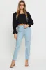 Black Peasant Blouse Long Sleeve Crop sold by Ally Fashion