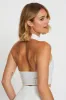 Stripe Crop Top Sleeveless Collared sold by Ally Fashion
