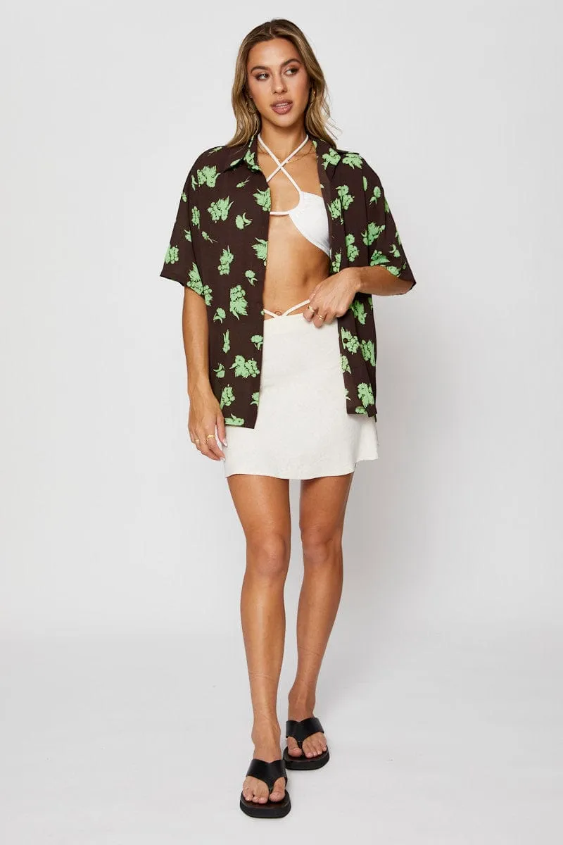 Print Relaxed Shirts Short Sleeve Collared sold by Ally Fashion product image thumbnail 2