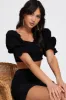 Black Crop Top Short Sleeve Round Neck sold by Ally Fashion
