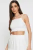 White Singlet Top Sleeveless sold by Ally Fashion