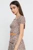 Print Crop Top Short Sleeve sold by Ally Fashion