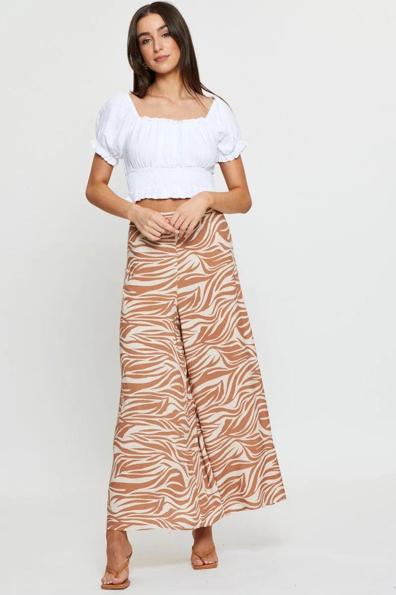 White Puff Sleeve Top Short Sleeve Crop sold by Ally Fashion product image thumbnail 2