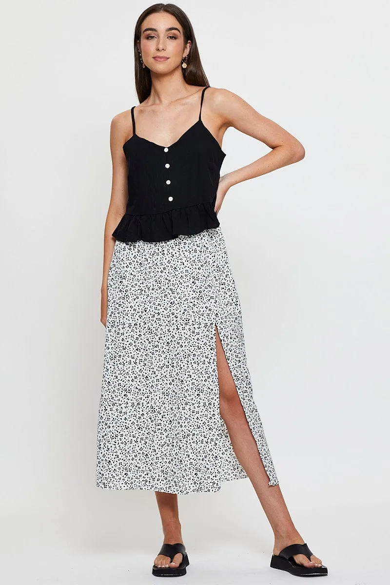 Black Peplum Top Sleeveless sold by Ally Fashion product image thumbnail 2