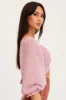 Pink Crop Top Long Sleeve sold by Ally Fashion