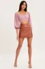 Pink Crop Top Long Sleeve sold by Ally Fashion